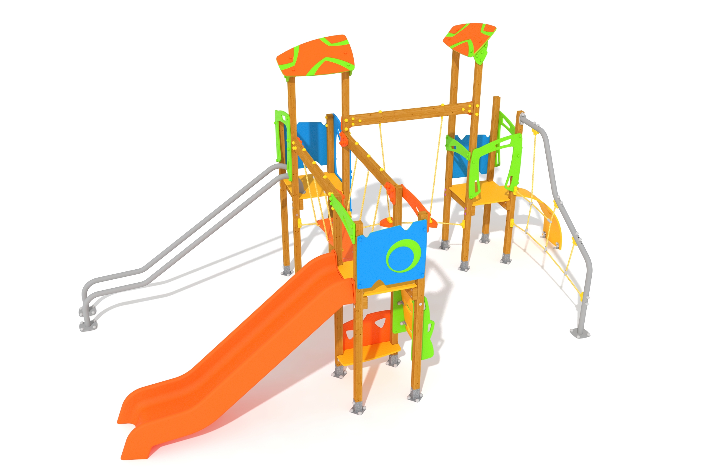 STRUCTURE MULTI-JEUX VELETA TRIPLE